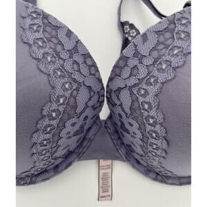 Body By Victoria's Secret Lace Edge 34DD Mulled Grape Lined Full Coverage Bra